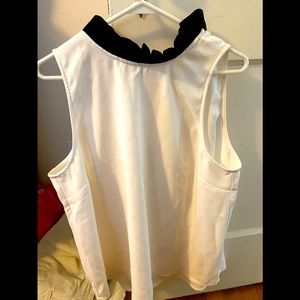 J Crew sleeveless blouse